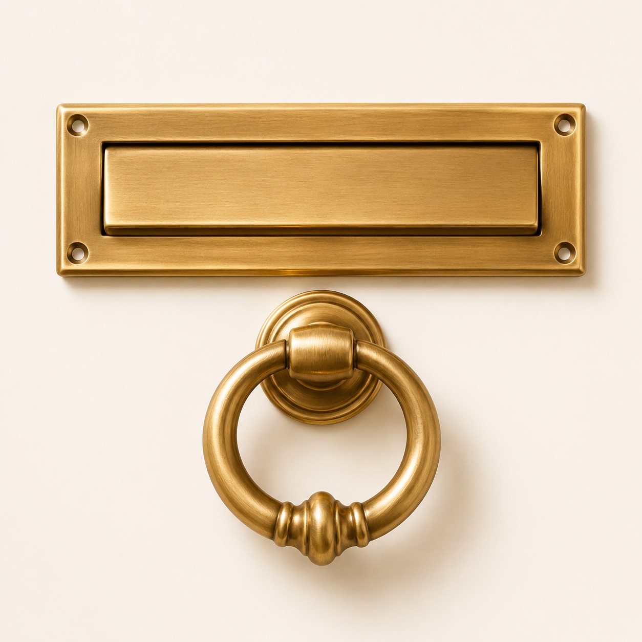 Letter Plate & Knocker Set